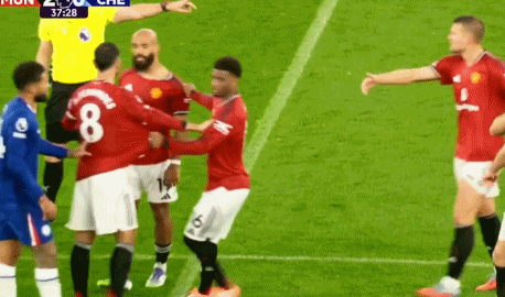 分钟, 为曼联首开, la